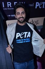 Ayushmann Khurrana endorses PETA campaign for dogs in J W Marriott, Mumbai on 13th Dec 2013